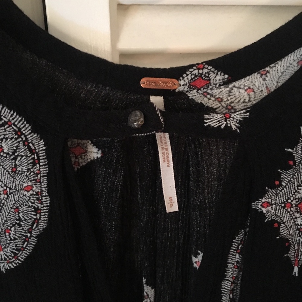 Free People Black medallion tunic/dress - Picture 3 of 4
